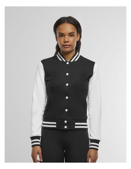 BUI-BY027-Ladies Sweat College Jacket 2